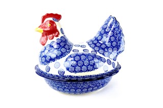 D43 Bunzlau Kip - Dekschaal 2615X Kip - dekschalen